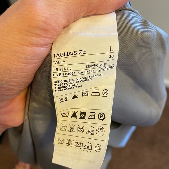 STILE BENETTON GRAY PINK FLORAL SHIFT DRESS - Picture 6 of 7